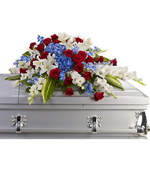 Distinguished Service Casket Spray Flower Power, Florist Davenport FL